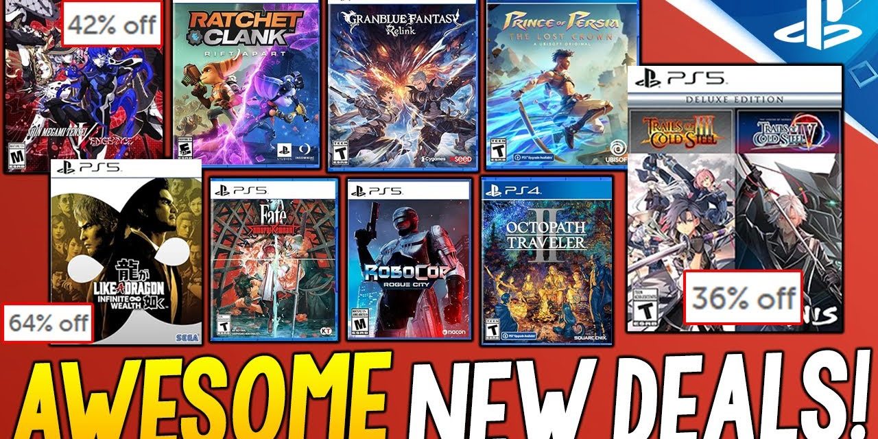 Awesome NEW PlayStation Game Deals! Great PS5/PS4 Games CHEAPER